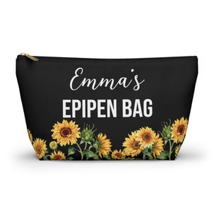 EpiPen Bag for Allergy Emergency Meds Personalized Pouch for EpiPens and Medical Essentials Travel Case for Kids and Adults