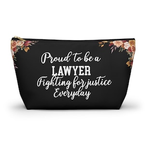 Lawyer Essentials Pouch Gift For Lawyers Legal Organizer Bag Attorney Office Zipper Case Law Student Bar Exam Prep Bag Lawyer  Gift