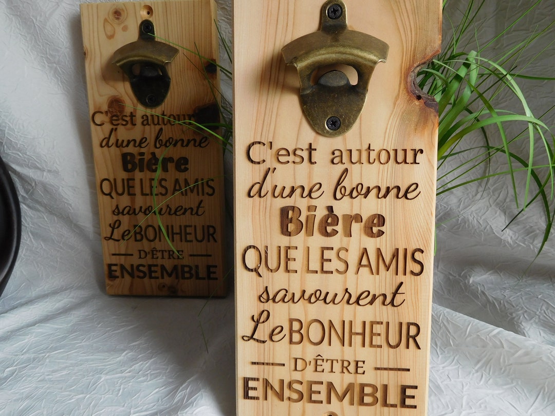 Lot De 10 Ouvre-Bouteilles En Bois Et Acier Inoxydable - Décapsuleur Portable Et Durable Pour Bière Et Boissons