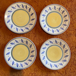 WILLIAMS-SONOMA Tournesol Italy Dinner Plate - Set of 4, Blue