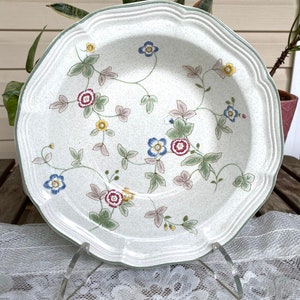 MIKASA Country Weekend 8&quot; Rim Soup/Cereal Bowl - Multicolor Flowers, Stoneware