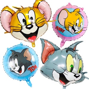 Palloncini a tema Tom Cat e Jerry Mouse in lamina
