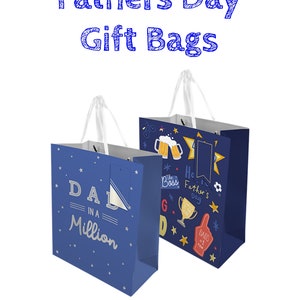 Sac cadeau fête des pères Papa pour un million de pintes Super papa football Bonne fête des pères