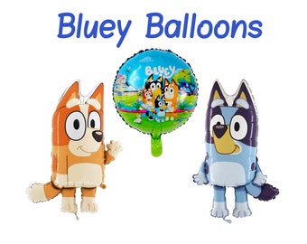 Bluey Bingo Themed Foil Balloons