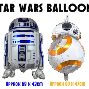 Star Wars-thema R2-D2 BB-8 luchtgevulde folieballonnen