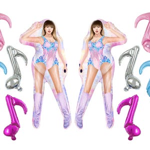 Palloncino in lamina a tema musicale Swiftie Fan Party Taylor Swift