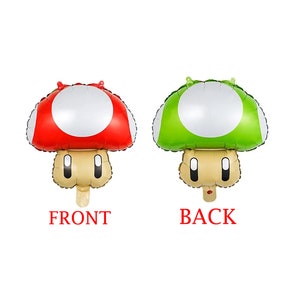 Super Mario Brothers Folieballong Luigi Svampstjärna bild 9