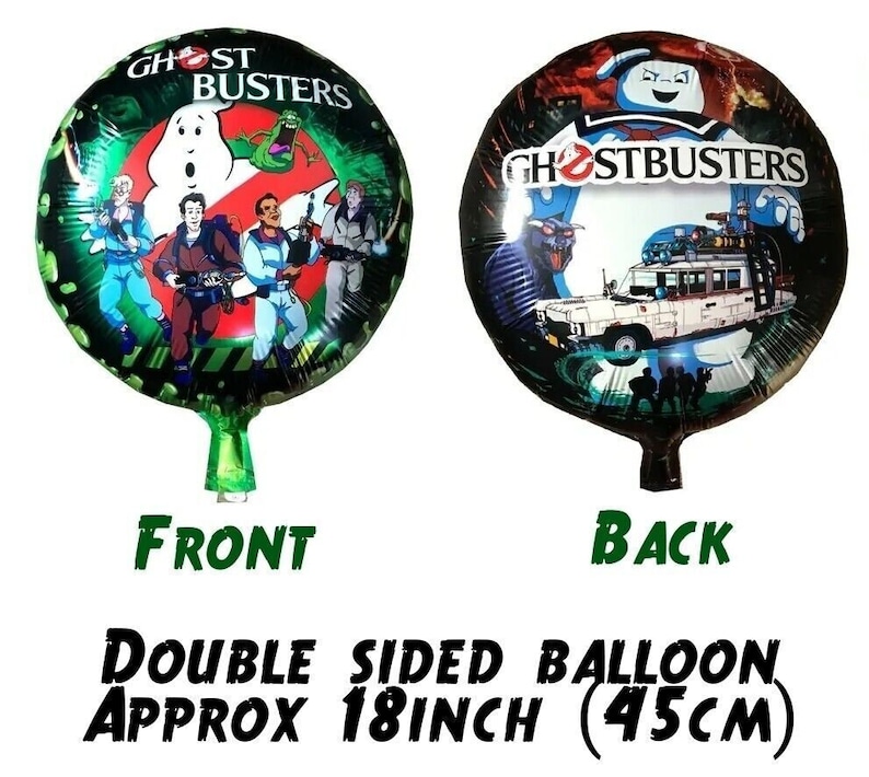 Ghostbusters Themed Foil Balloons Stay Puft Marshmallow Man Ecto 1 image 5