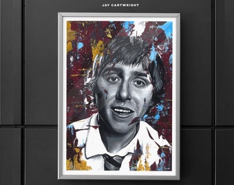 Jay Cartwright Fine Art Print | The Inbetweeners | Tv Series Poster | Acrylic Painting Print | Custom Poster | Wall Art Print | Home Decor