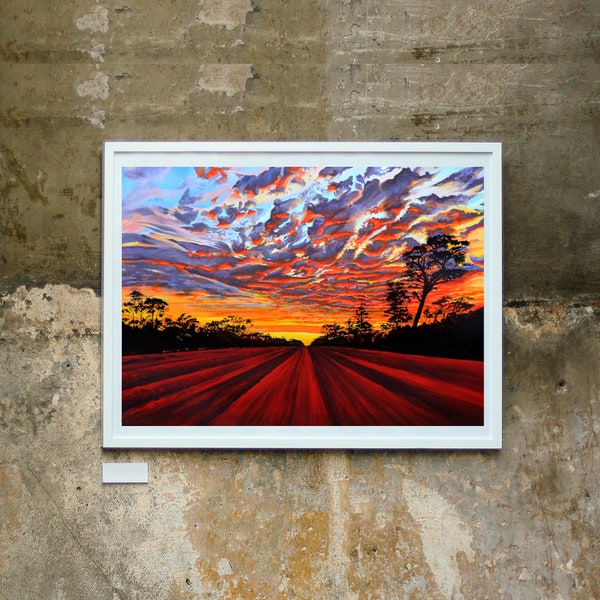 Sunset in Gilgunnia - Fine Art Print