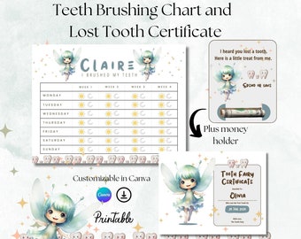 Montessori Printable Teeth Brushing Tracker Printable for - Etsy