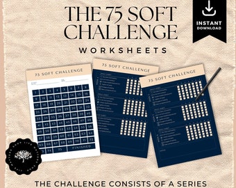 75のソフトチャレンジトラッカー（印刷可能）、フィットネスジャーナル（PDF）