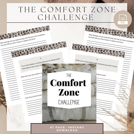Comfort Zone Challenge Workbook, Personal Development (PDF)