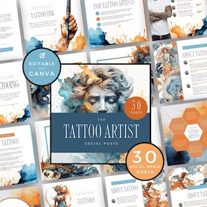 Brow Tattoo | Tattoo Social Media Posts | Tattoo Artist Instagram Template | Editable Instagram Posts | Paramedical Tattoo Instagram Posts