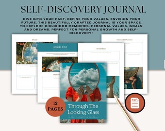 Self Discovery Journal | Self-Reflection, Goal Setting (Digital Journal)