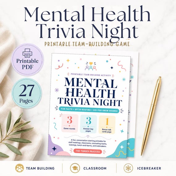 Mental Health Trivia Events: Engaging Supplies For Group Activities