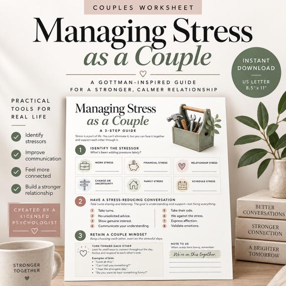 Gottman Worksheets For Couples Counseling, Therapy Worksheets & Relationship Tools
