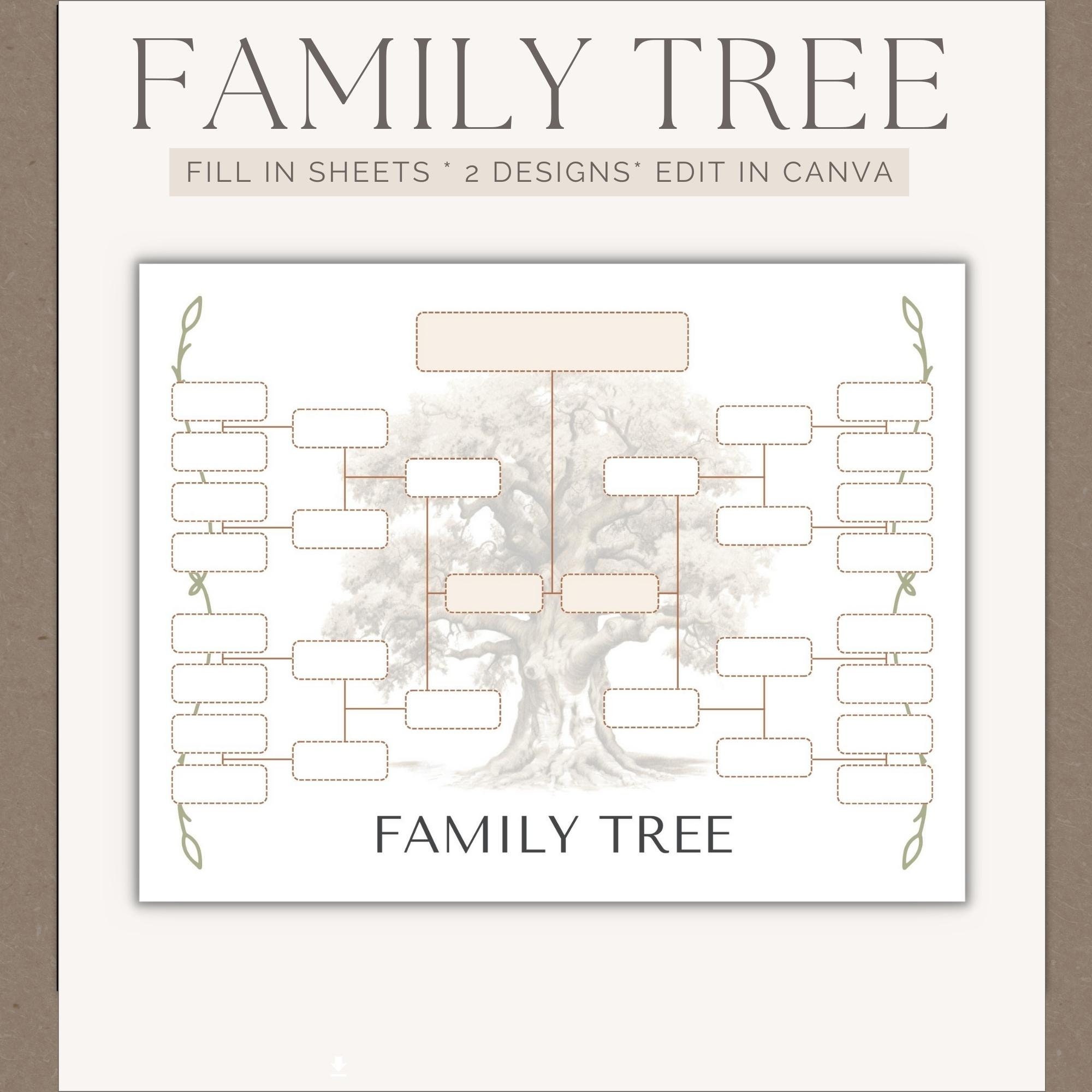Blank Family Tree Template Family Tree 5 Generations Family Reunion Blank Family Tree Template Family Tree 5 Generations Family Reunion
