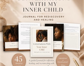 Das Innere Kind Therapie Journal, Reparenting Arbeitsblätter (Digitaler Download)