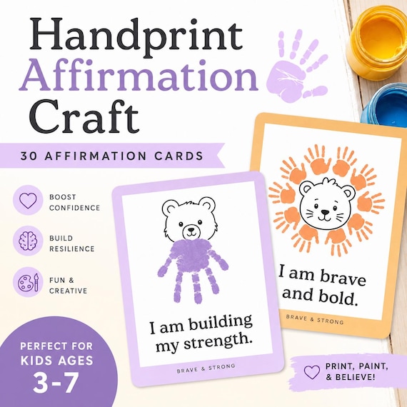 Handprint Alphabet Art Book, Abc Handprint Crafts & Creative Preschool Activities For Kids