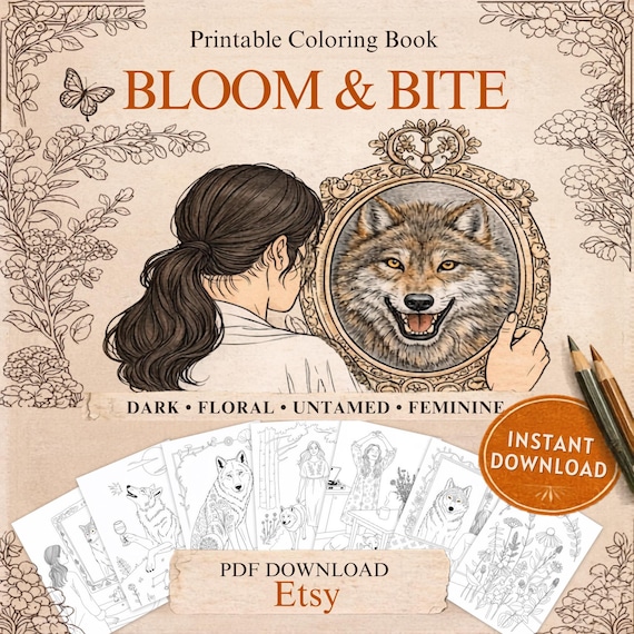 Wolf Coloring Book