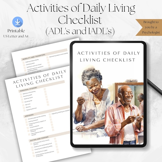 ADL Checklist for Senior Home Health, Independent Living (PDF)