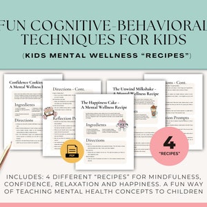 Social Emotional Learning Worksheets, SEL PDF, Therapy Handouts for Kids, School Counseling, Mindfulness, Self-Regulation, Child Psychology
