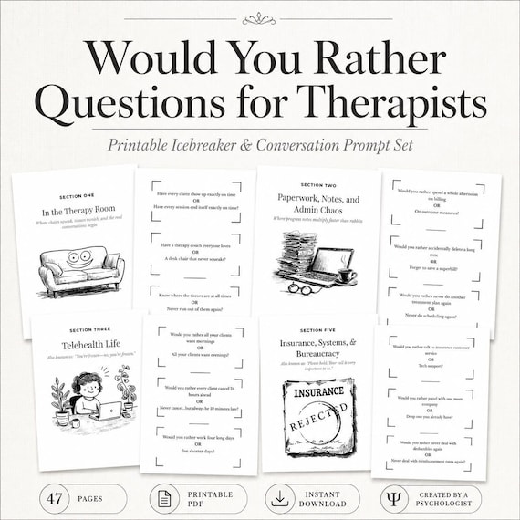 Mental Health Would You Rather Interactive Card Game For Teens, Boost Conversations And Social Skills