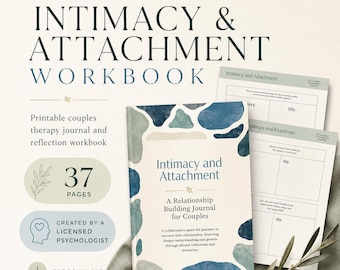 Couples Therapy Workbook | Intimacy & Attachment Exercises (PDF)