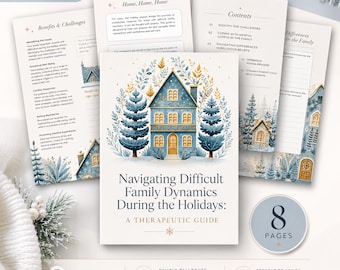 Family Holiday Dynamics Guide, Therapist-Created (Digital Download)