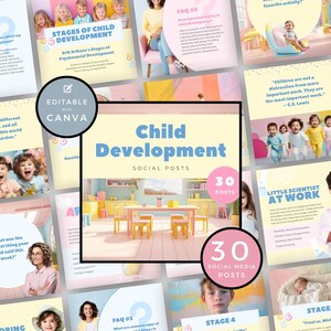 ソーシャルメディア投稿カウンセリング、心理学テンプレート Instagram、セラピスト IG テンプレート、セラピー テンプレート、子どもの発達、子どもの心理学