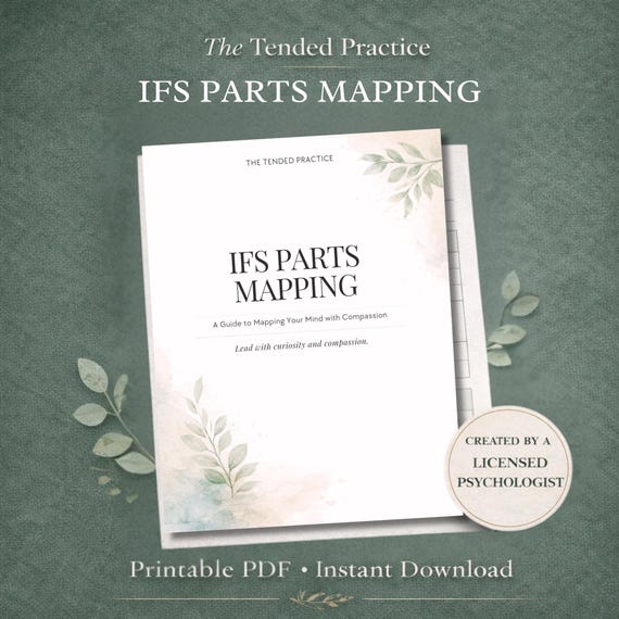 Internal Family Systems Workbook: IFS Worksheets, Parts Mapping, Therapy Tools for Self-Discovery and Trauma Healing
