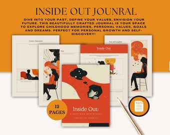 Self-Discovery Journal | Reflection & Goal Setting (Digital Journal)