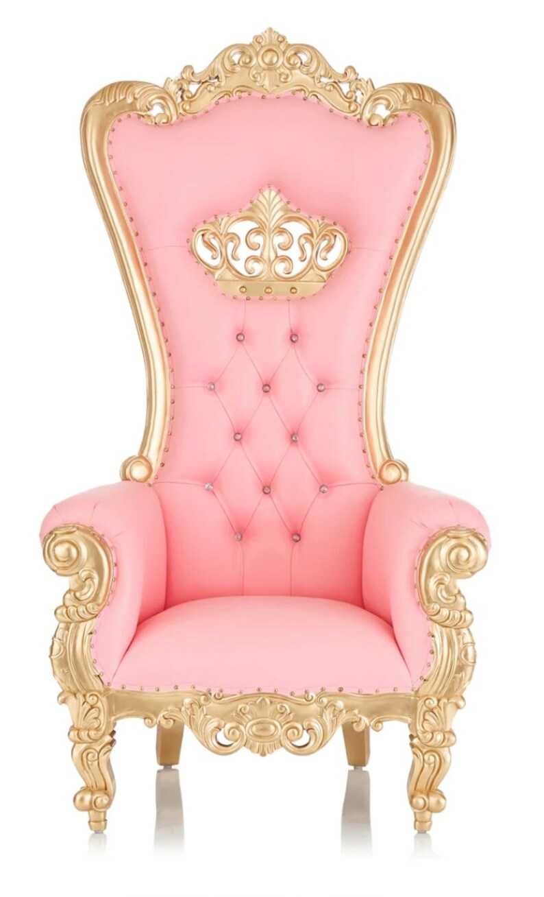 Crown Tiffany Throne Chair Etsy