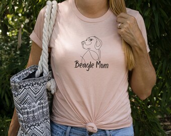 Beagle mamma skjorta, beaglehund, beagle, hundälskare skjorta, hundmamma, hundskjorta, beagleälskare, rolig hundskjorta, pälsmamma skjorta, hundmamma, hund