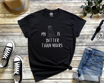 Mi Beagle es mejor que la tuya camisa, camisa de mamá perro, camisa del día de la madre, camisa de perro divertida, camisa amante de los perros, amante de los perros, camisas de perro