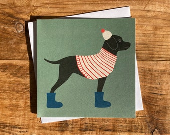 Wellie Boots Black Lab