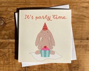 Alfie & Blanky happy birthday card