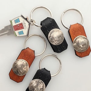 Vintage Single Nickel Keychain