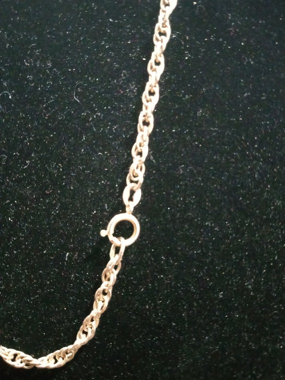 Fine 9ct paperclip rose gold chain - image 4