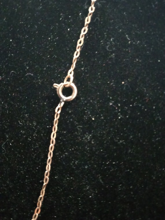Fine 9ct paperclip rose gold chain - image 7