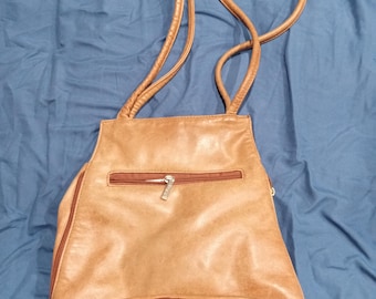 Bolso de hombro de piel de fabricación italiana de Valentino di Pablo