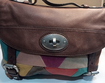 fossil Maddox patch work cross body