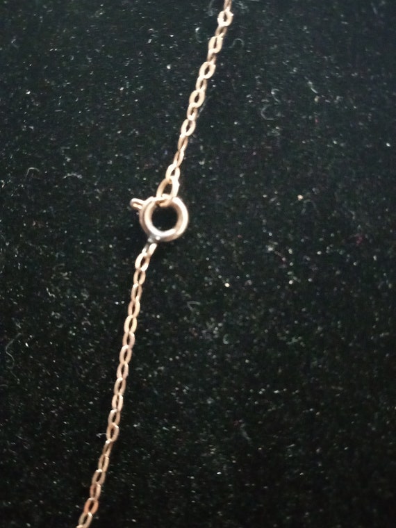 Fine 9ct paperclip rose gold chain - image 8