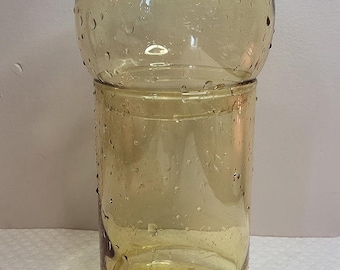 Vintage Bundesglas Klassiker Sungold Bubble Top Roly Poly Apothekerglas