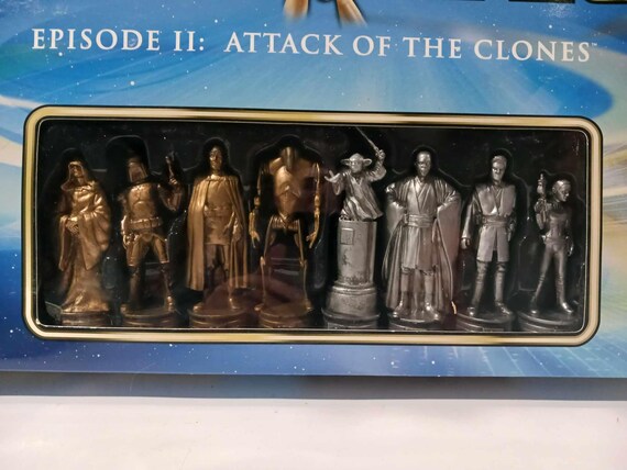 Vintage Star Wars Attack of Clones Chess Game Etsy