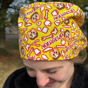 Scrub Cap in Operate Fabric - Satin Lining Available - Multiple Styles