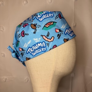 Trauma Surgery Scrub Cap - Satin Lining Available - Multiple Styles