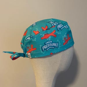 Under Pressure Aneurysm Vascular Scrub Cap - Satin Lining Available - Multiple Styles