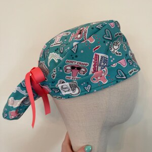GYN Puns Scrub Cap - Satin Lining Available - Multiple Styles